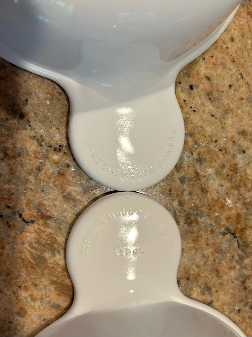 Corning ware “Grab-It” #P-150-B Set of (2)Frost White Bowls 0.4L liter 15oz 1PT